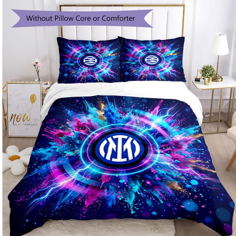 Set Biancheria da Letto 3 Pezzi con Stampa Pattern Borussia Dortmund Morbido Delicato sulla Pelle Lavabile Copripiumino e Federe Set Stagione Unica Camera da Letto