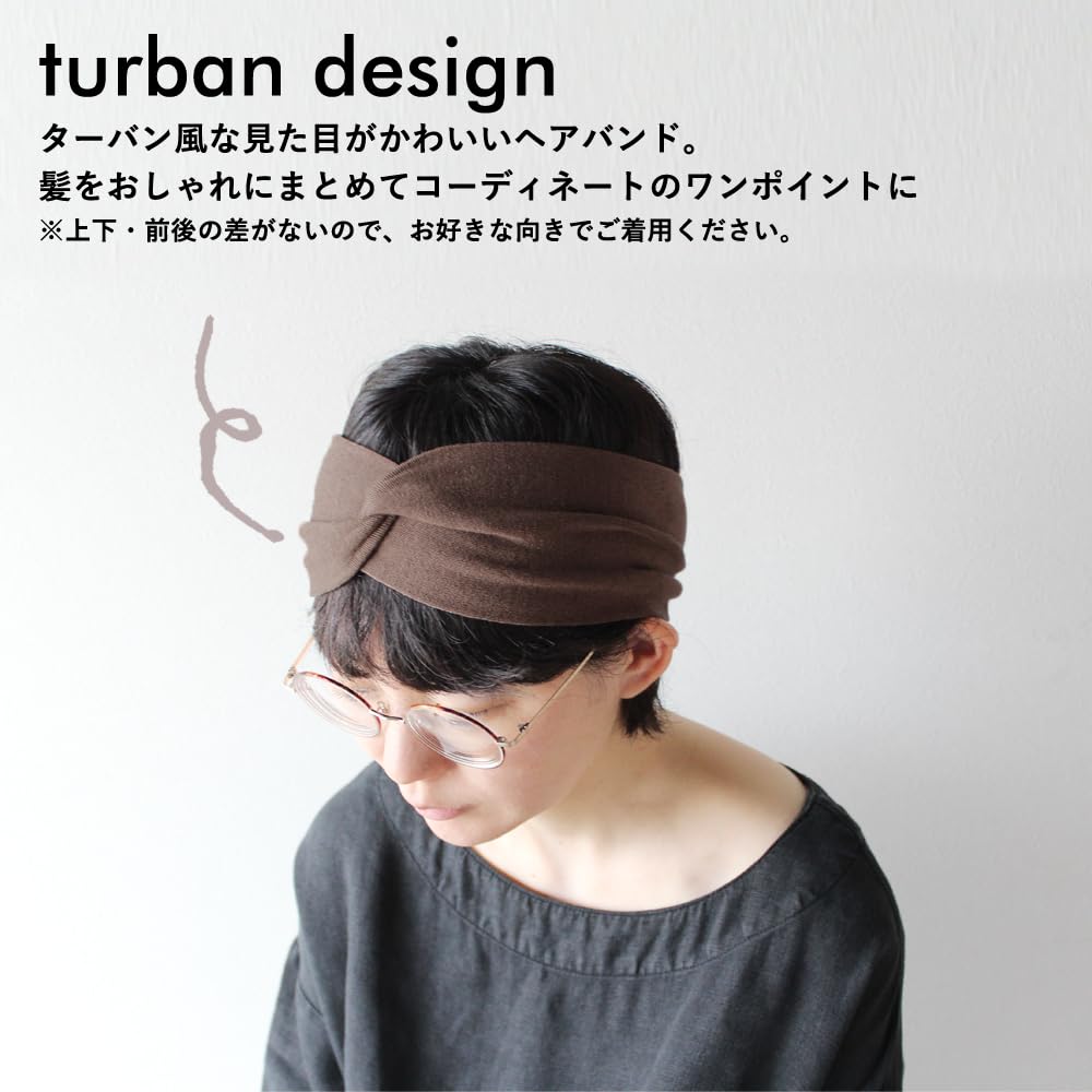Socks Silk Made in One Size Fits Turban Cross Hair Perfect for Face Sweat Sensitive Moisturizing One Size Fits M&M Headband, Japan, Comfortable, All,