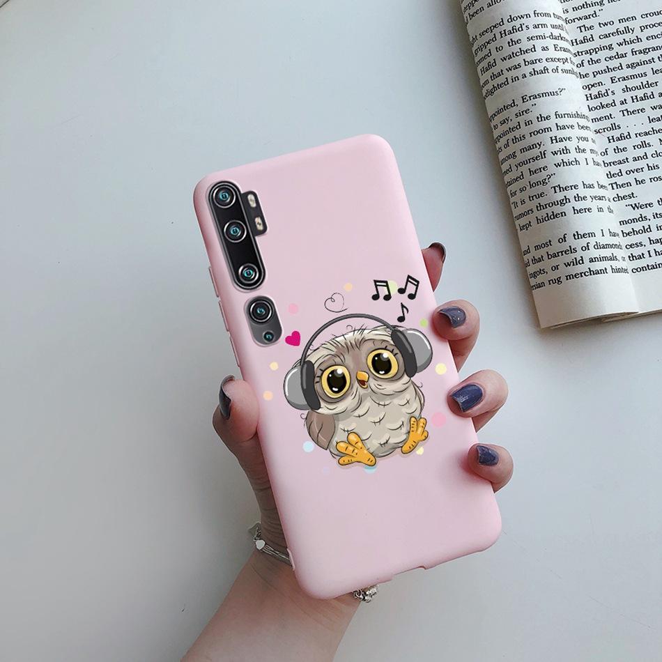 Love Heart Sunflower Case for Xiaomi Mi Note 10 Pro Case Bumper Silicone Back Cover for Xiomi Xiaomi Mi Note 10 Note10 Pro Case