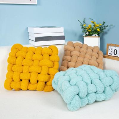 Throw Pillow Exquisite Decorative Comfortable Fashion Square Woven Throw Pillow Seat Cushion Home Supplies