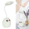 Table Lamp Pen Holder Small Eye Caring Desk USB Rechargeable LED Night Light Student Dorm Room Cartoon Owl Shape