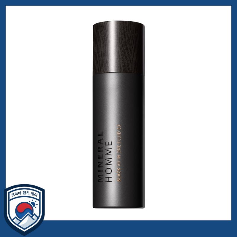[the SAEM] Mineral Homme Black All-In-One Fluid EX (100ml) - Advanced Men s Face Moisture Shield & Fresh Oil-Control Booster