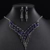 Bridal Jewelry Set Necklace Earrings Fashion Versatile Clover Party Prom
