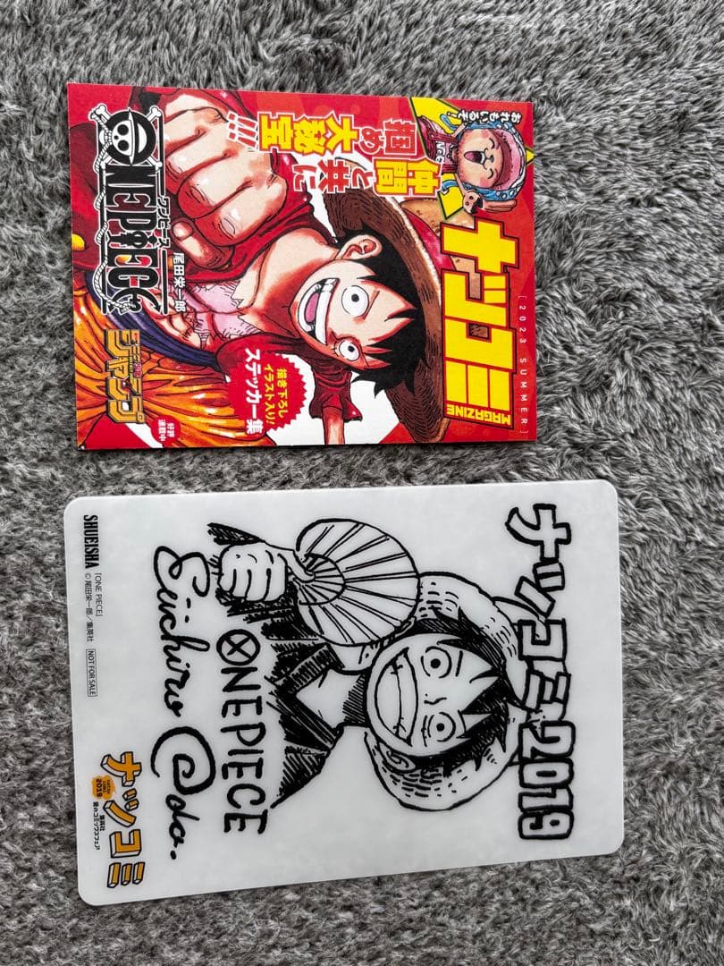 [USED] ONE PIECE NatsuComi 2019 Desk Mat - Eiichiro Oda - ONE PIECE Bonus Item