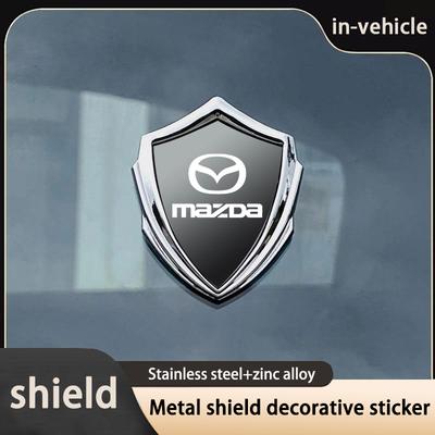 Metal Car Trunk Window Side Emblem Badge Decal Sticker For 3 6 CX5 2 CX30 CX3 CX9 MX5 RX8 Axela CX7 MX3 BM BN GL 5