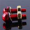 1Pair Universal Aluminum Alloy Car Auto Front Windshield Sprayer Washer Nozzle