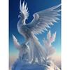 Diamantmaleri Full Drill Ice Skulptur Phoenix Rund Diamantmaleri Håndlaget Flower Fox Diy Diamond Mosaikkmaleri Hjemdekorasjon