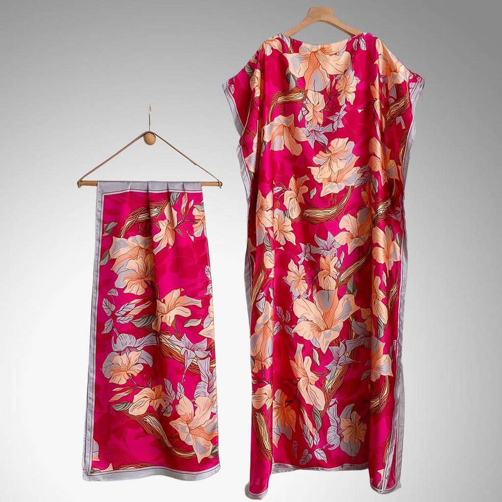 Middle Eastern Style Loose Long Dress Abaya for Women