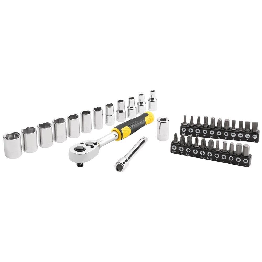 Stanley 1/4 Socket & Driver Set (Pack of 37)