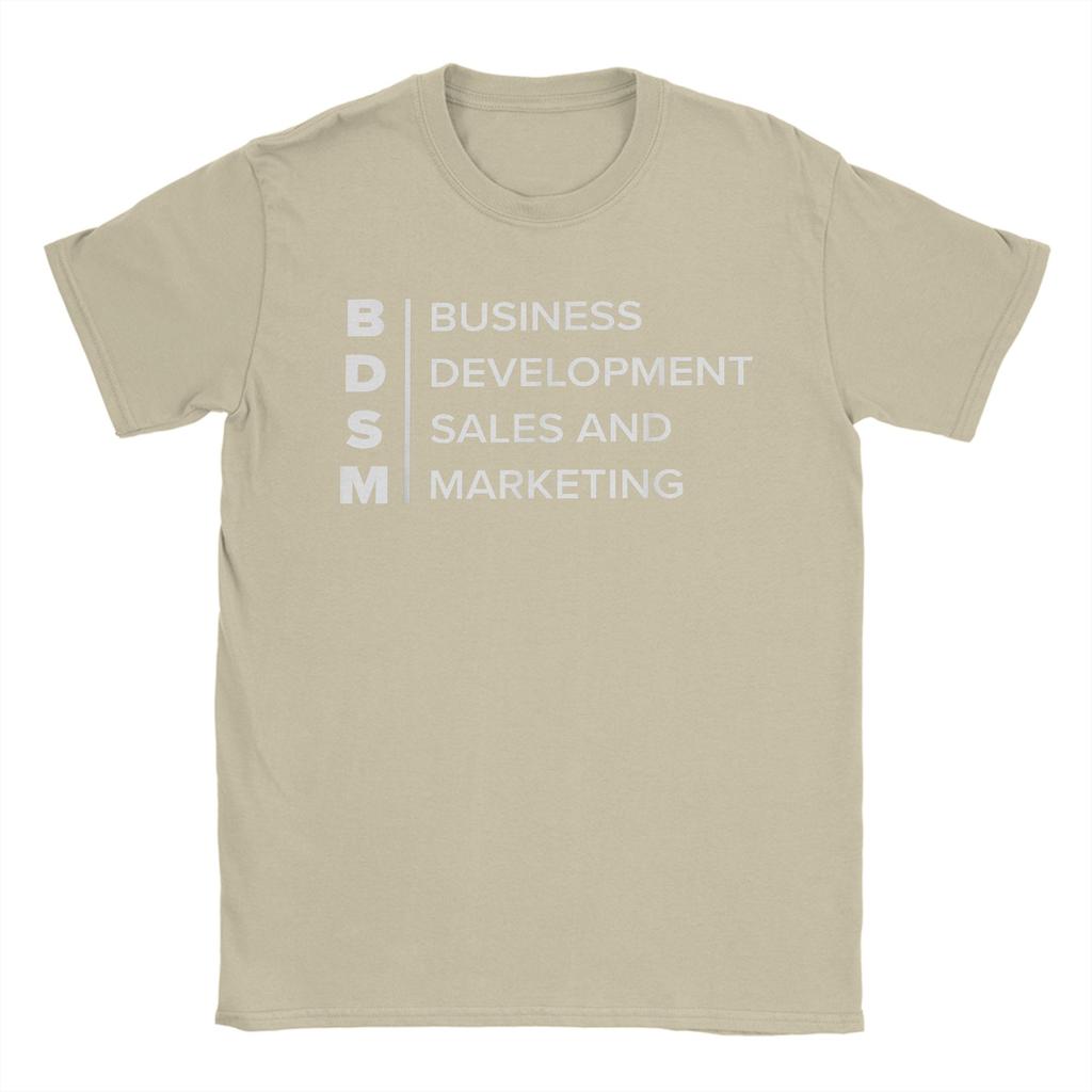 BDSM Business DevelopUnisext Sales and Marketing TShirt Unisex Crew Neck 100 Cotton T Shirt Short Sleeve Tee Shirt Summer Clothes