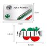 Car Sticker For Alfa Romeo 159 147 Car Styling Sticker 3D Aluminum Tail Emblem Badge Body Decal For Alfa Romeo Giulia Stelvio Gi SY1