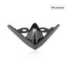 Women's Pointed Toe High Heel Protector - Leather Anti-Kick Decorative Cover with Metal Cap for Shoe Protection.