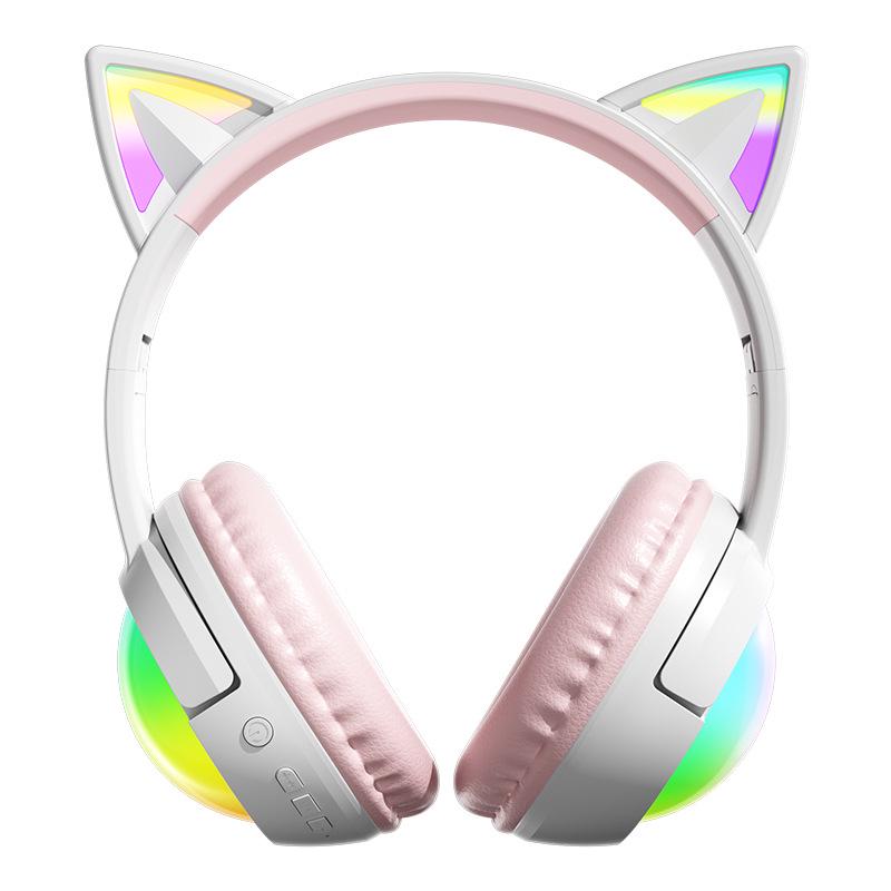 SP-250813-1 Cat Ear Bluetooth Noise-Cancelling Gaming Headset