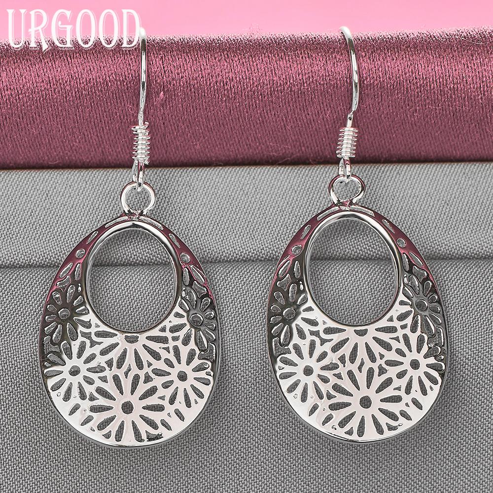 925 Sterlingové stříbro Módní vzor Náušnice Svatba Šperky