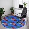 1pc Spiral Pattern Chair Carpet for Office Machine Washable Rug for Office, Good Gift for Family or Friends Yy251225223