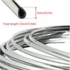Adhesive PVC Moulding Trim For Vehicle Door Edge Guard Engine Hood Decoration 12M Styling Moulding Trim Strips