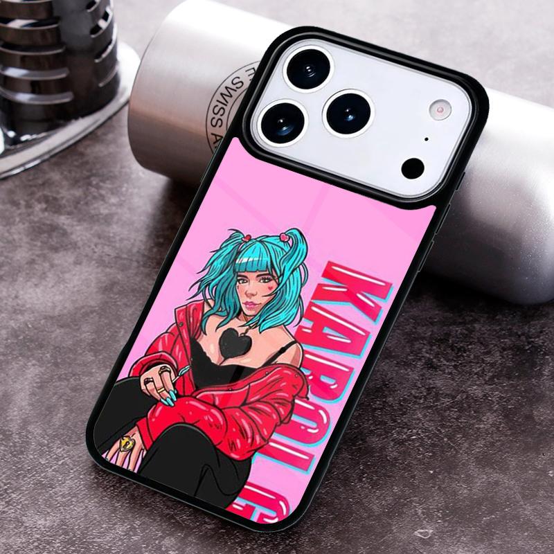 Karol G soft Phone Case for iPhone 17 16 15 Pro Max Air 14 13 12 11 Plus Shockproof Cover