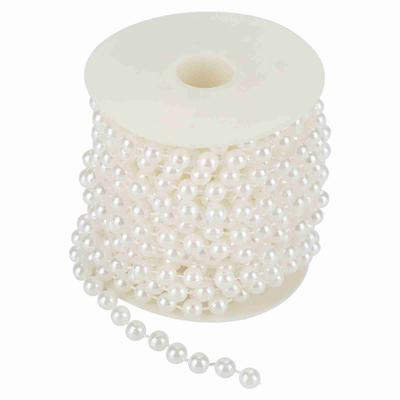 10m Roll Grinding Pearl Wire Beads Garland String DIY Wedding Decoration 8mm