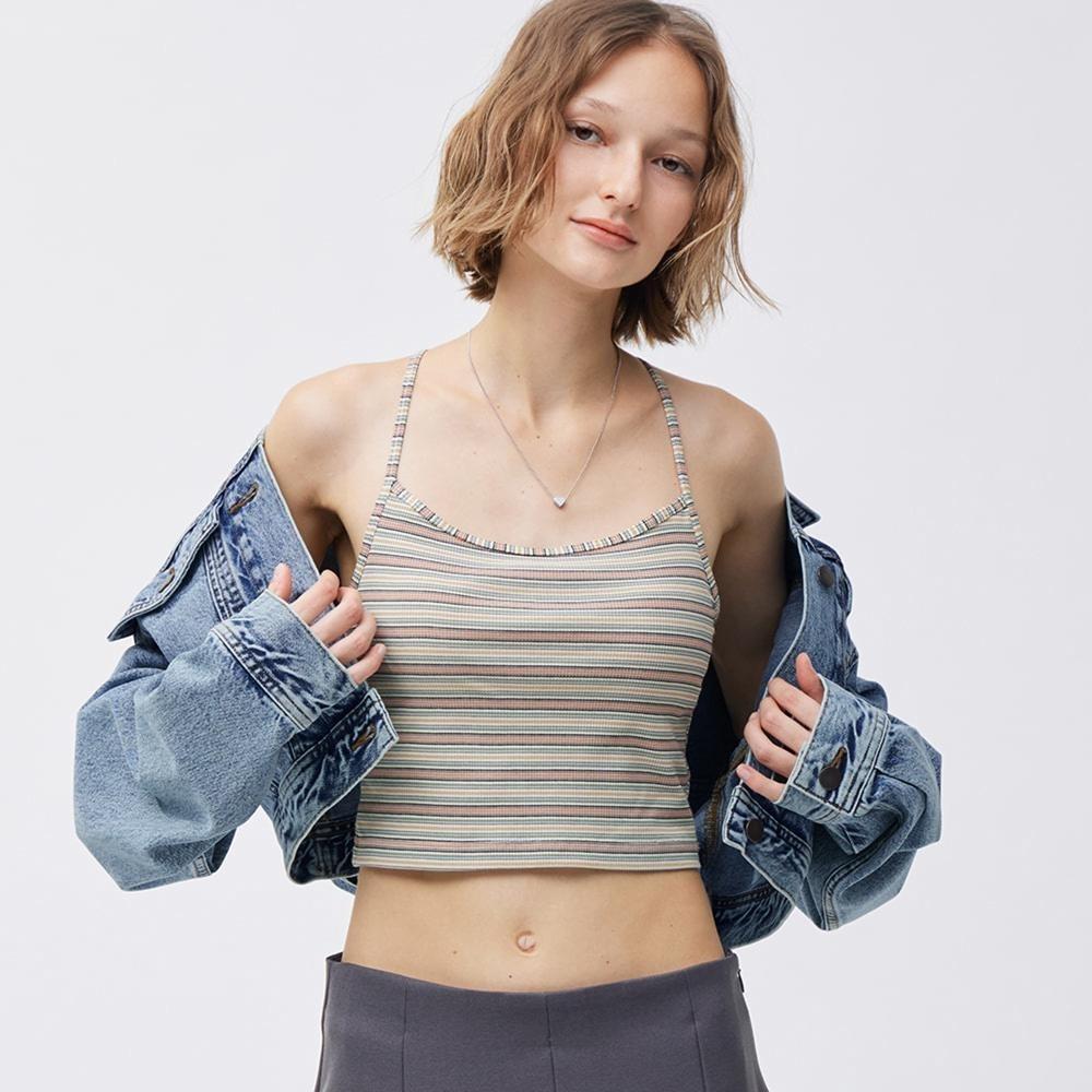 

Укороченная бретелька с двусторонней каймой GU by Uniqlo Bra Feel