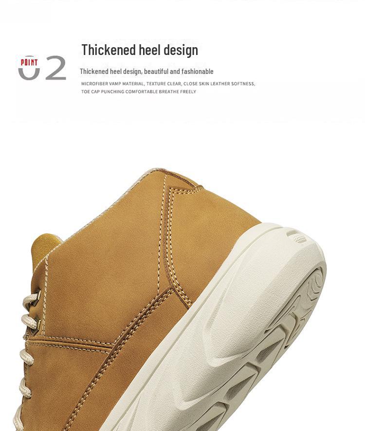 Men's Martin Boots - New Lightweight Mid-Top Outdoor Leisure Shoes for Autumn and Winter