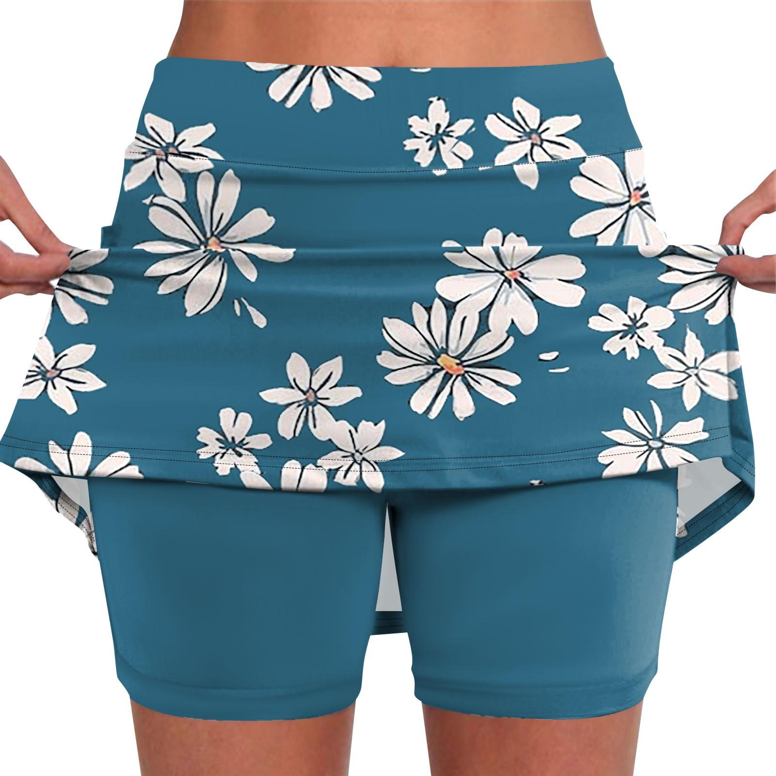 

Эластичные брюки-кюлоты для йоги для женщин, спортивные шорты с принтом, легкие узкие однотонные бегуны с высокой талией XXXXXL синий