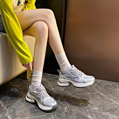 Czy nowe damskie buty typu 'dad shoes' letnie studenckie sportowe buty do biegania buty codzienne podwyższające platformę S