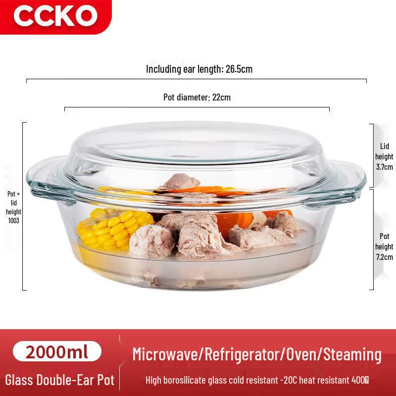 Youluo High Borosilicate Glass Multipurpose Bowl