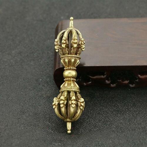 Brass Vajra Figurines Pendant Gifts Small Ornaments Carved Diy Jewelry Handmade