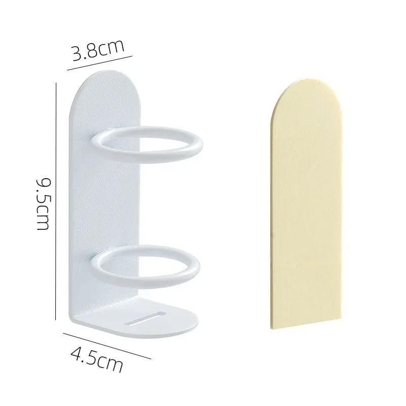 Electric Toothbrush Holder Seamless Toothbrush Holder Bathtub Wall Mounted Toothbrush Holder Clothes Hanger Bathroom Accessories