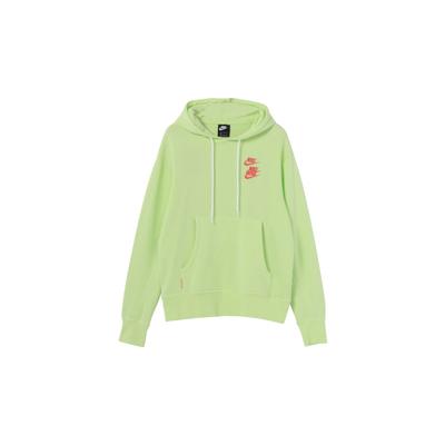 Nike Felpa con cappuccio da uomo con stampa alfabeto verde DA0932-383