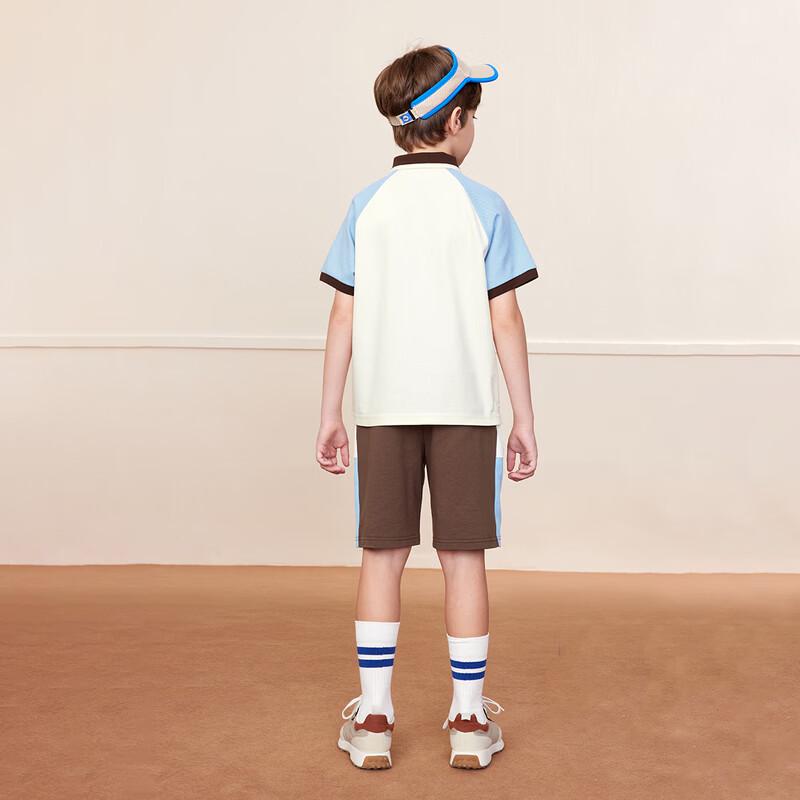 MQD Boys' Polo Neck T-Shirt & Shorts Set