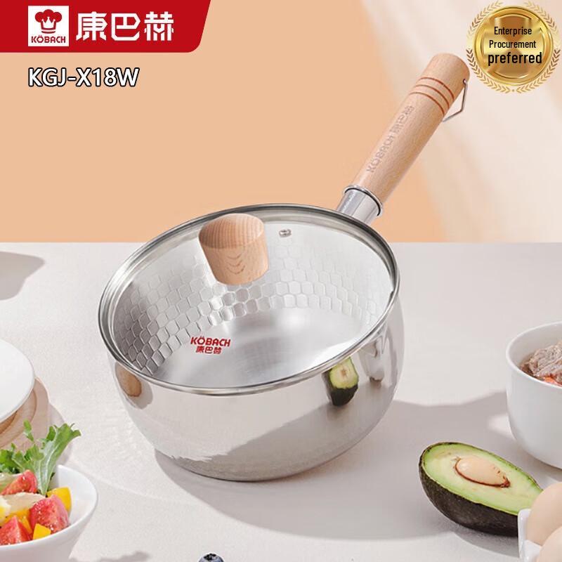Kangbach 18cm 304 SS Non-Stick Saucepan