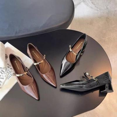 Fashion Spring/Summer New Style Fashionable Silver Pointed-toe High Heels Women's Elegant Bow Shallow Mouth Floating Single Shoe Dress