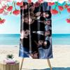 skz Print Beach Towel, Large Soft Quick Dry Towel for Beach Camping Swimming
