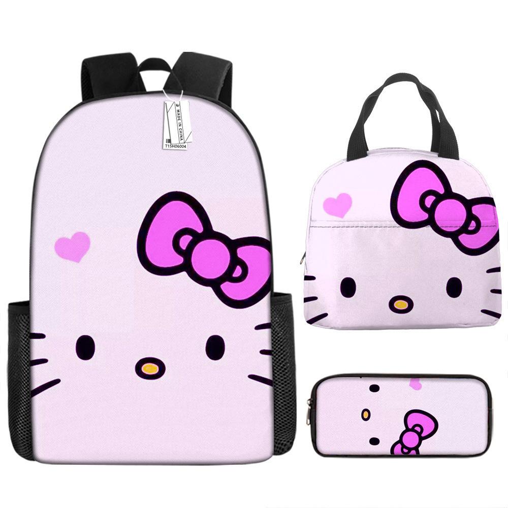 Student School Bag Bento Bag Insulated Lunch Bag Cartoon Cute Kt Children'S Backpack