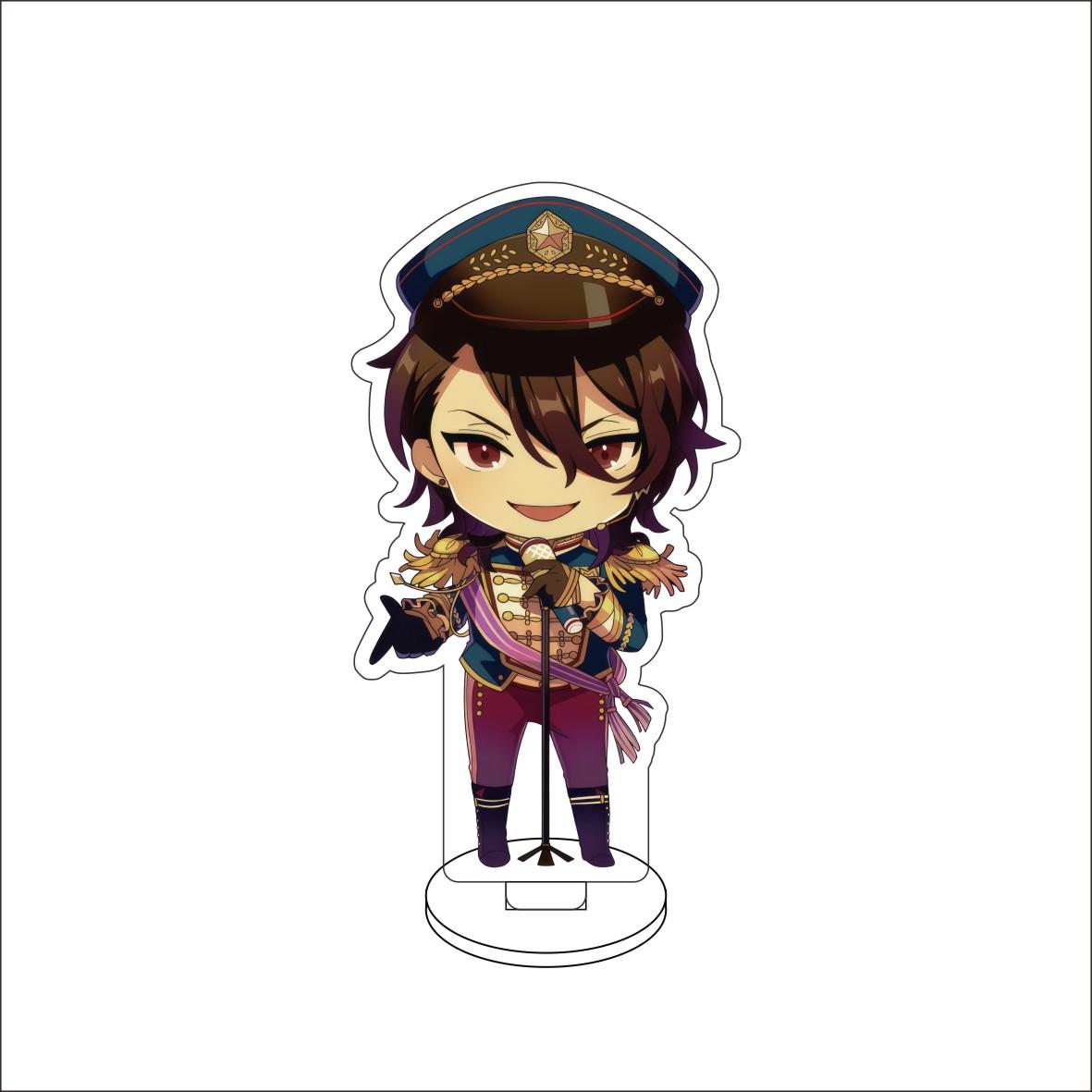 

10CM Ensemble Stars games Figure Stand Model Hidaka Hokuto/Akehoshi Subaru/Yuuki Makoto Cute Desk Decor Standing Sign Gifts 10CM
