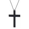 2025  Cool Punk Gothic Wood Cross Pendant Necklace For Women Men Vintage Black White Hip Hop Y2K Necklace Party Jewelry Gift