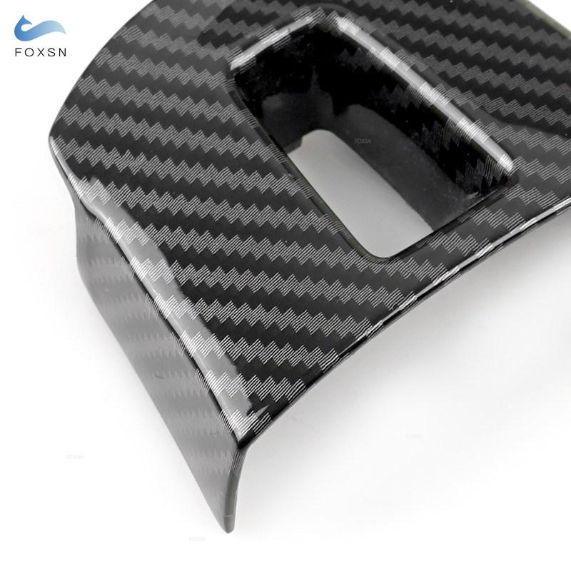 Für VW Golf 5 6 Jetta Bora Polo Passat B6 B7 Touran Tiguan CC Innenraum-Lenkradpanel-Abdeckung mit Carbon-Textur Schutzleiste