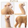 TOYMANY 8-Piece Alpaca Figure Set, Animal Figures, Alpaca Model, Parent and Child Figures, Realistic Animal Model, Popular Animal Toy, Birthday Gift,
