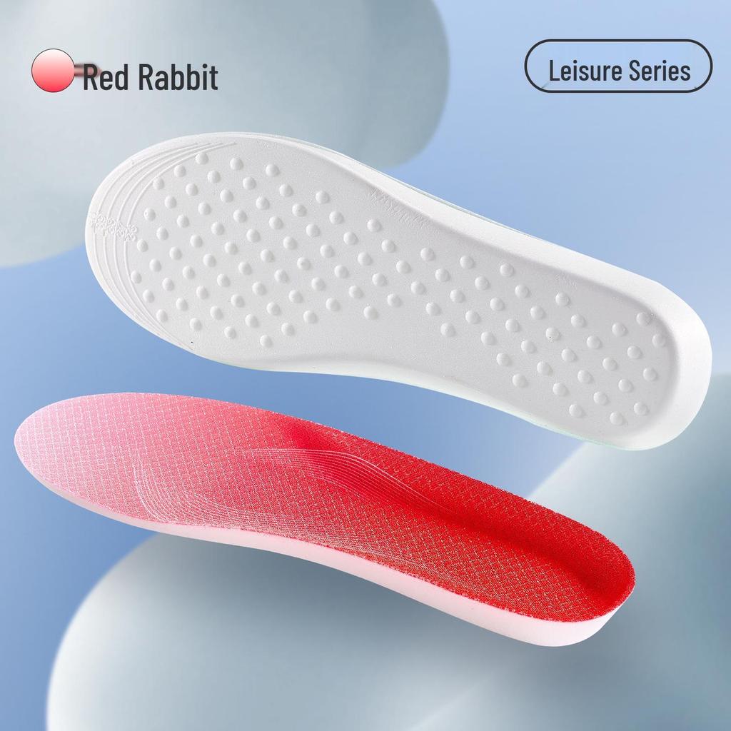 Unisex Breathable Non-Slip PU Insoles: Sweat-Absorbing, Deodorizing, Thickened, Shock-Absorbing, Soft "Stepping on Clouds" Feel, Cuttable Fit.