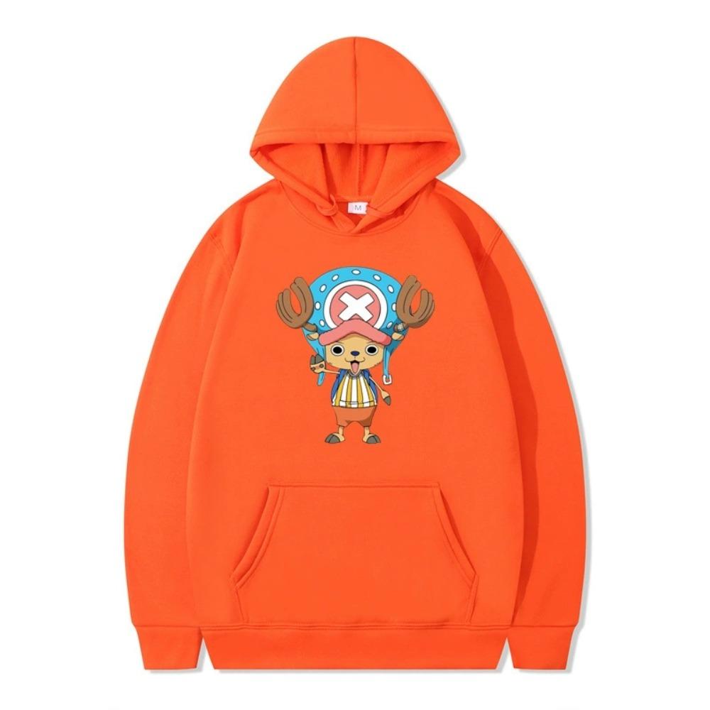 Mens Womens Hoodie ONE PIECE Anime Tony Tony Chopper Hoodies Streetwear Casual Cartoon Printed Hooded Pullover Sweatshirts