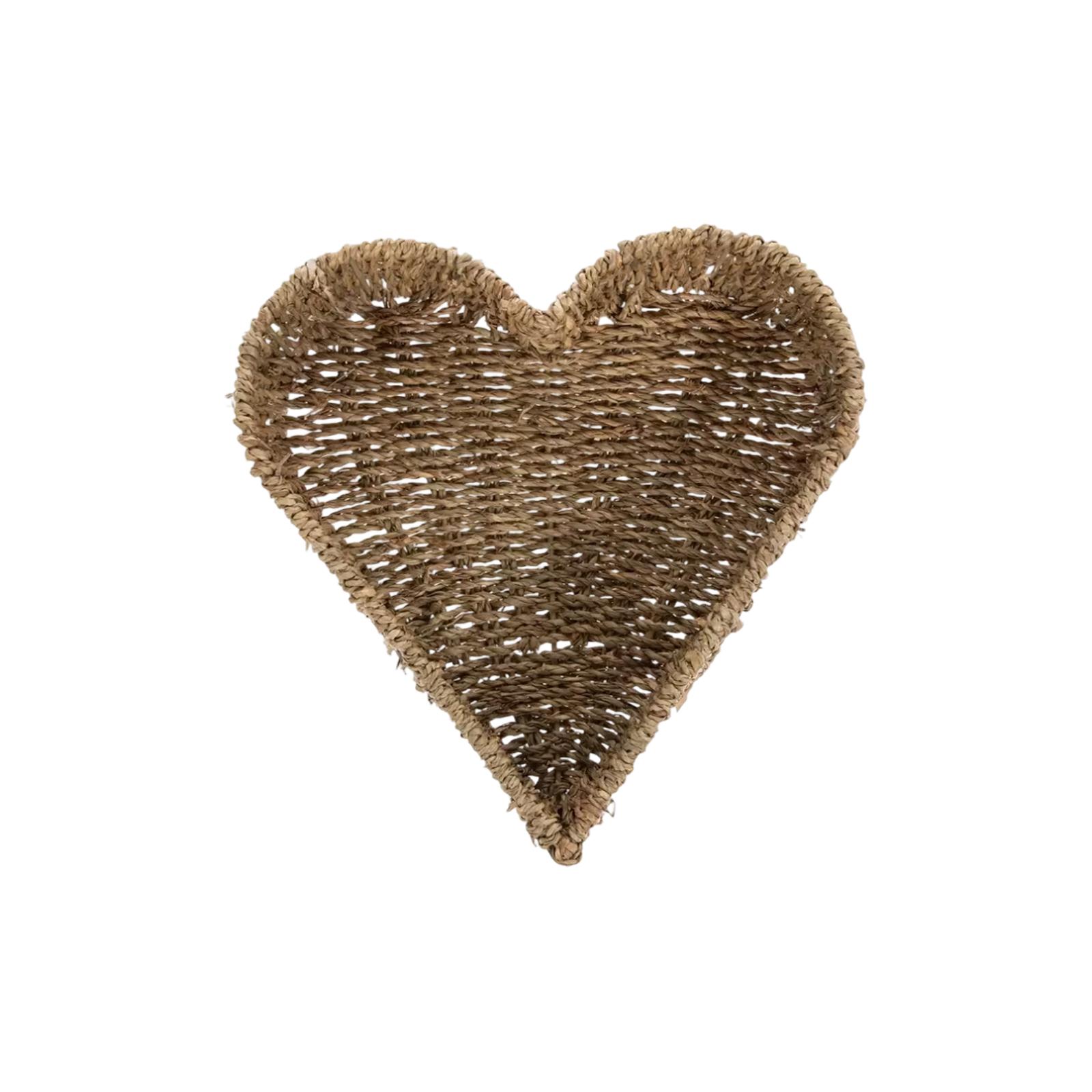 

Valentine s Day Heart Woven Basket One Size