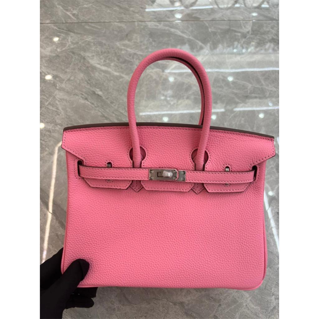 Mode erste Schicht Rindsleder Togo Platin Tasche Damen Silberne Schnalle High-End Handtasche Vielseitige Schulter Umhängetasche