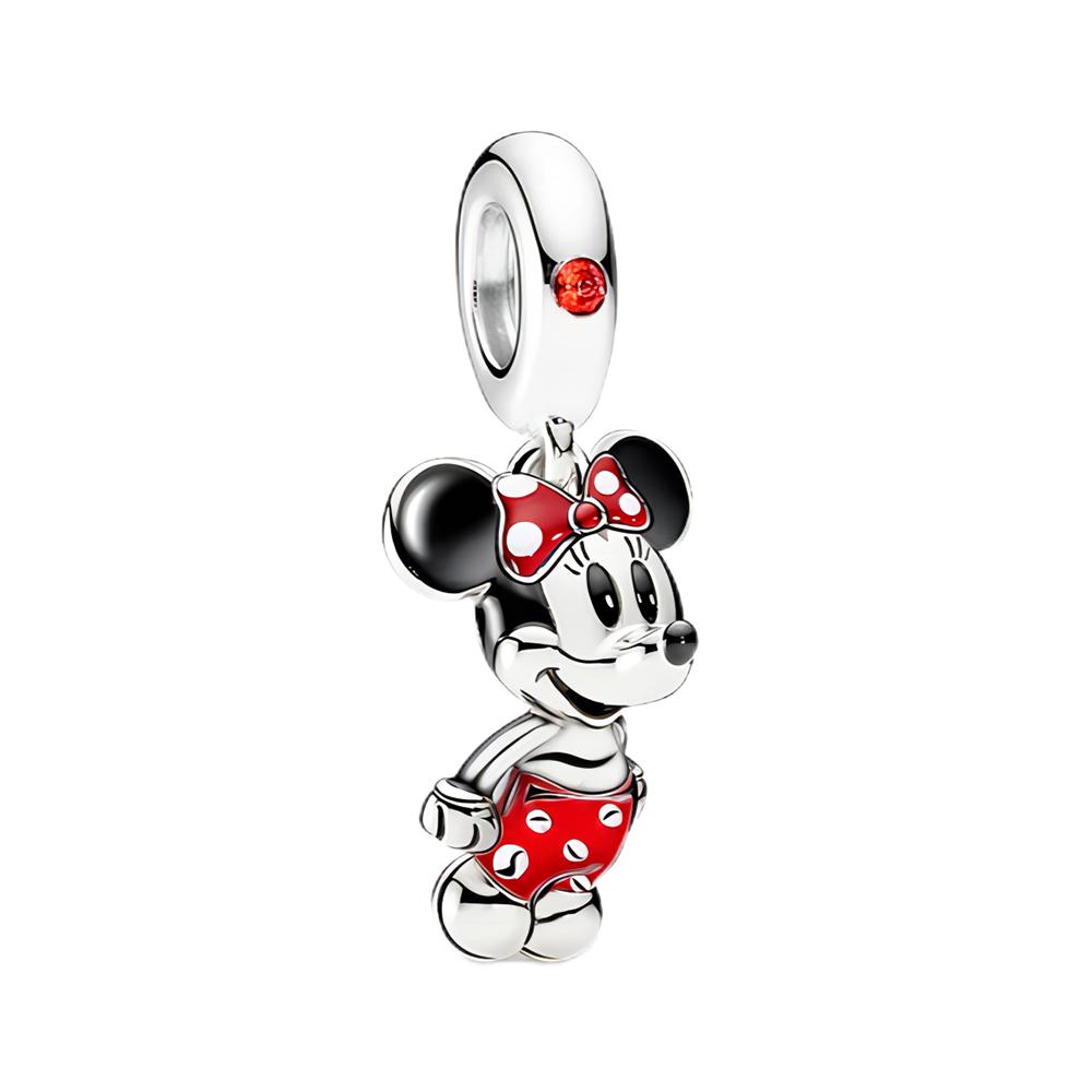

New Beautiful Wonderful Pretty Nice Copper Mickey Minnie Series Charms Bracelet Pendants Jewellery Christmas Gift