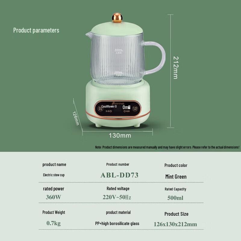 AIBEILI Electric Stew Cup Health Pot