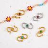 2pcs 6pcs Stainless Steel Natural Stone S Shape Hook Clasps Connectors Jewelry Makings Findings DIY Eye Clasp Jewelry Components