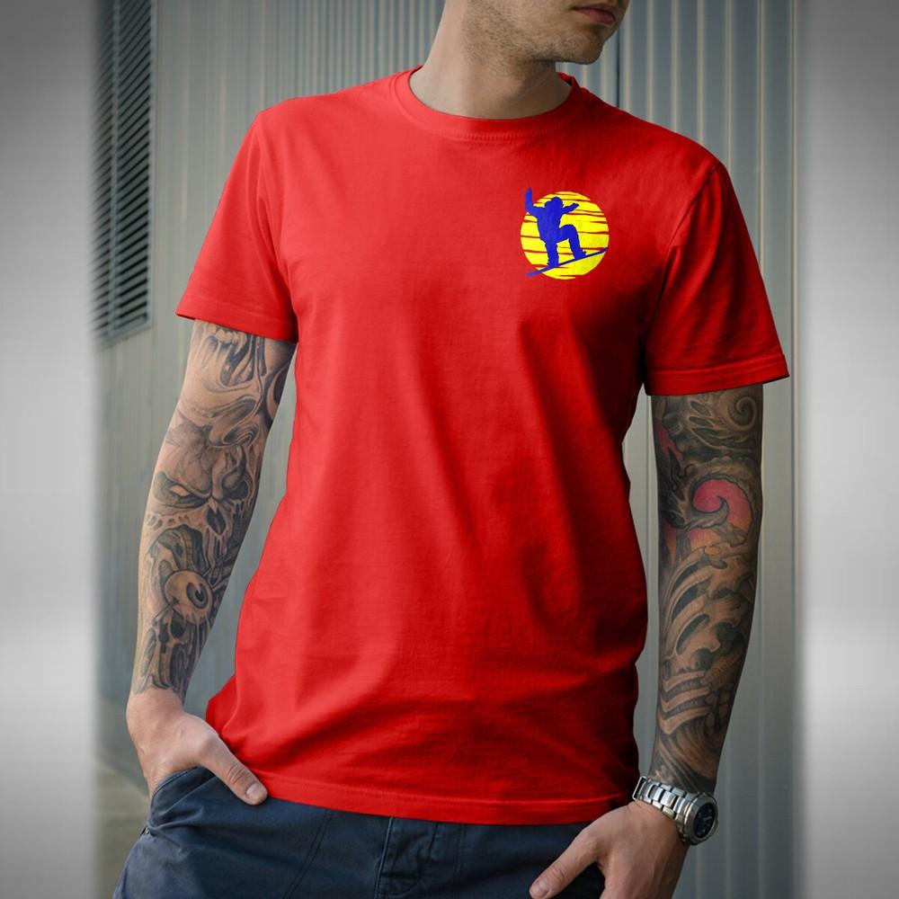 

Сноубординг Футболка Зимний спорт Олимпийские игры Снурфер Шерман Маленький до 5XL 4XL