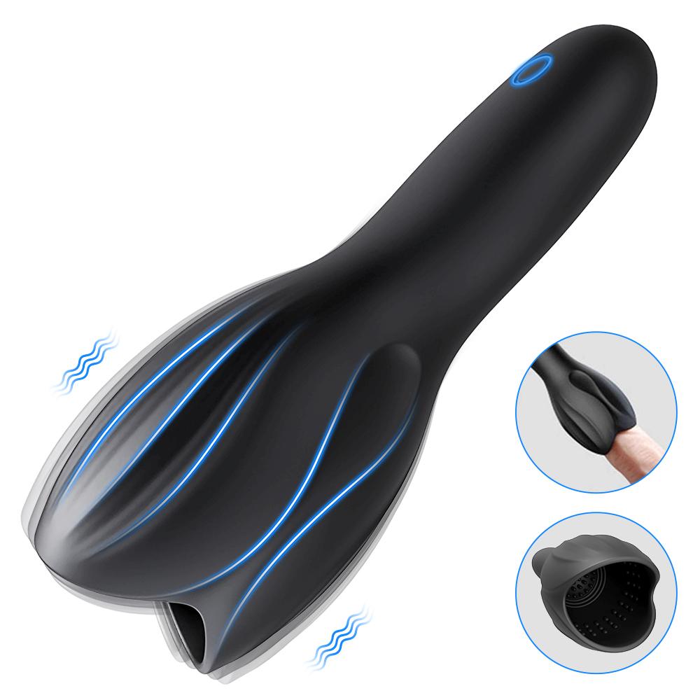 Male Exerciser Glans Vibrator Stimulater Massager Penis Delay Trainer Male Masturbator Equipment Sex Toys for Men Adult Sex Shop