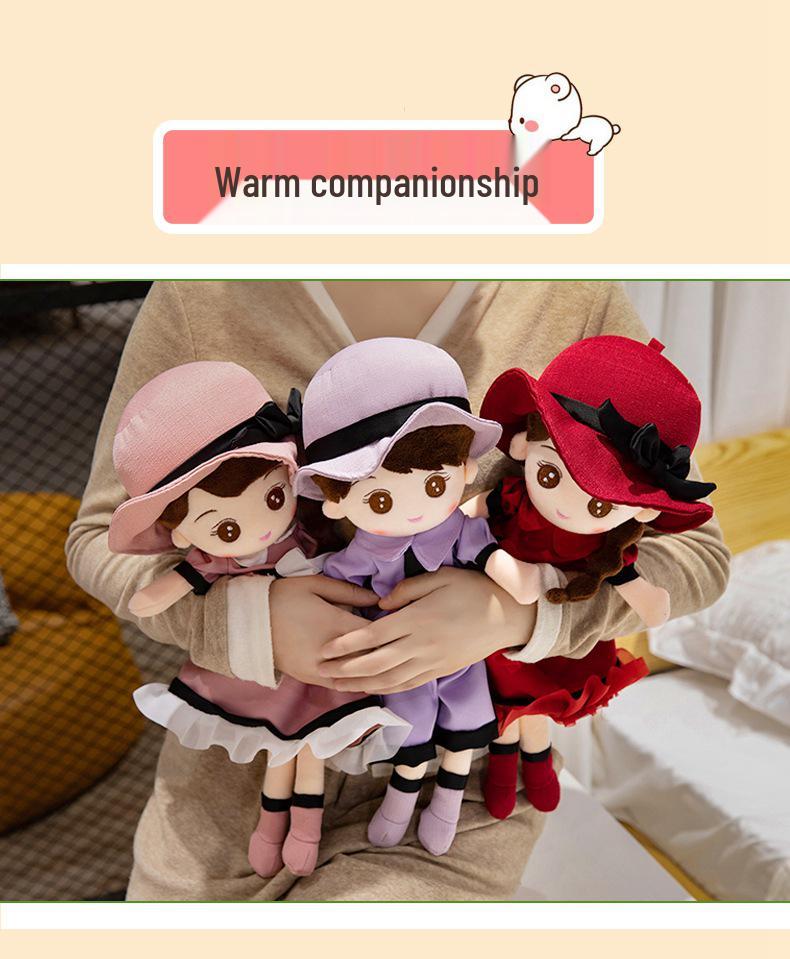 Cute Princess Wedding Couple Plush Dolls - Bed Pressing Ragdoll Gift