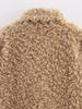 European and American Women's Casual Fur One-Piece Coat